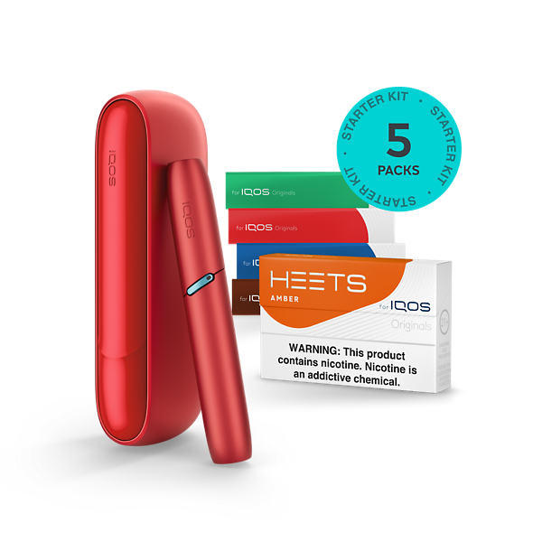 Buy IQOS ORIGINALS Flavor Starter Pack Online (Scarlet) | IQOS USA